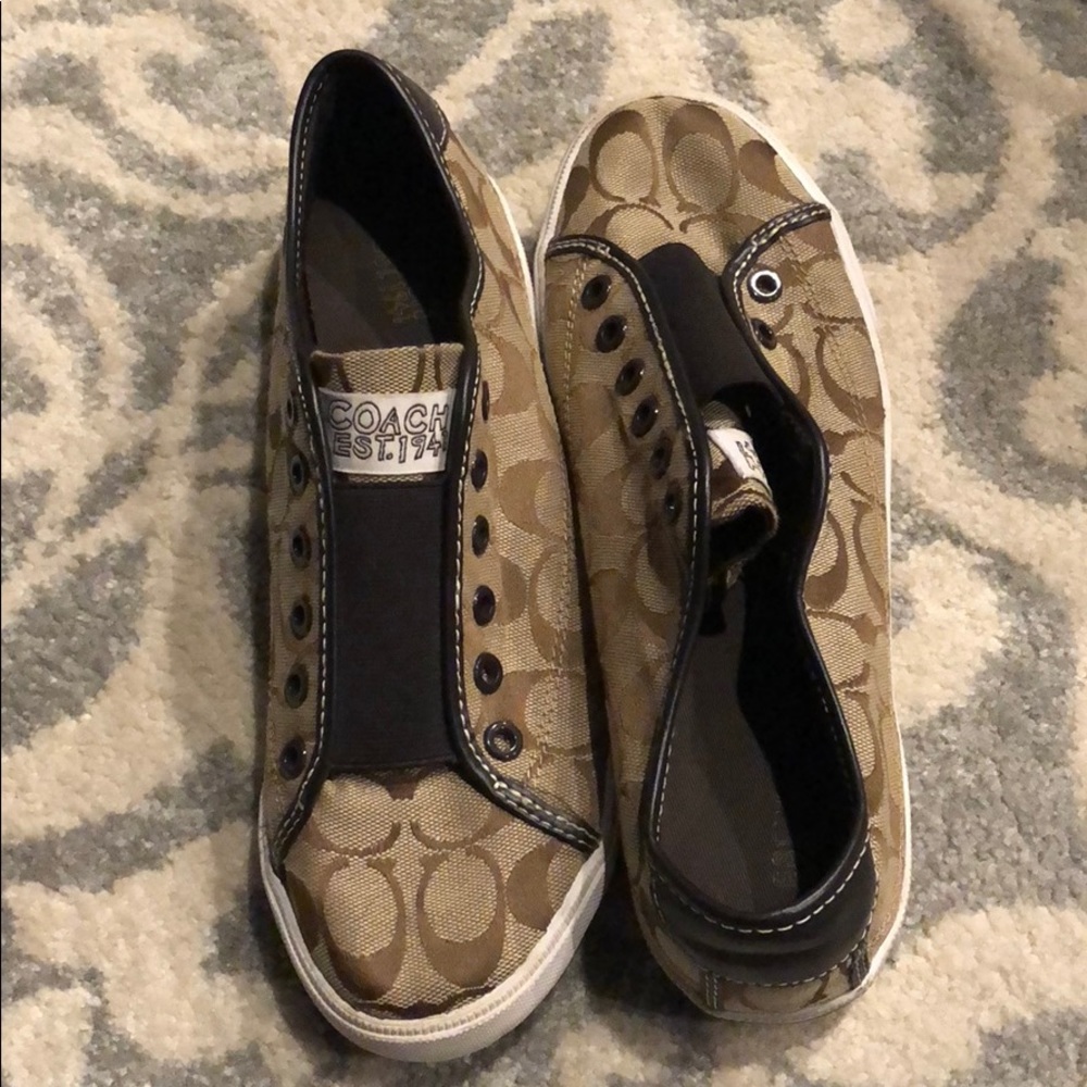 Coach slip ons 9